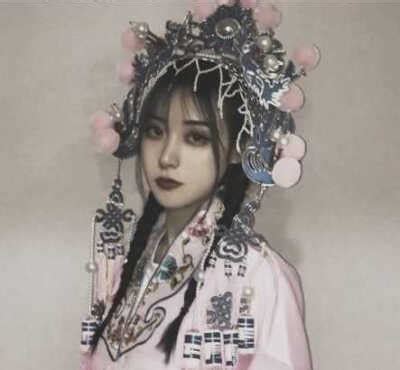 女生头像温柔戏子图片
