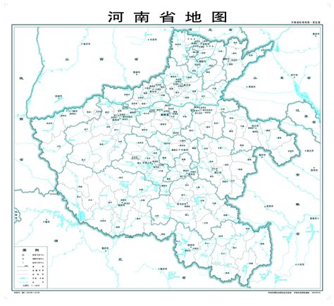 河南地图-河南地形图