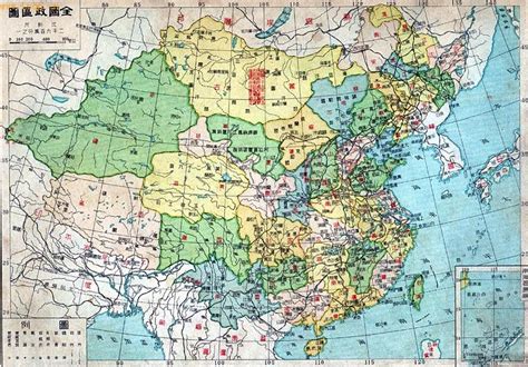 民国时期地图图片