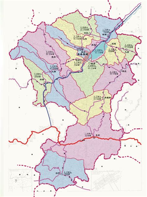 嵩县县域城镇体系规划-城镇现状图|城乡规划|成果展示|洛阳市规划建筑设计研究院有限公司