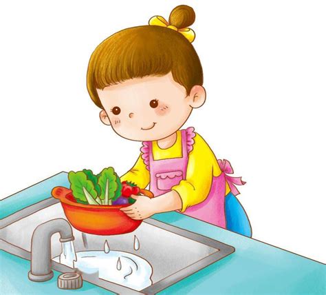 做家务的女孩插画图片下载-正版图片401704292-摄图网