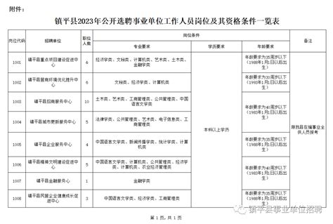 2023年镇平县公开选聘事业单位工作人员3号公告