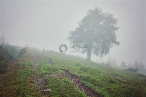 晨雾中的风光高清图片下载_红动中国