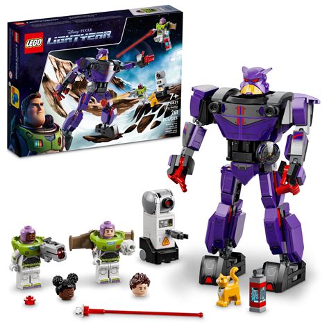LEGO Disney and Pixar’s Lightyear Zurg Battle 76831 - Buildable Robot Toy with Mech Action ...