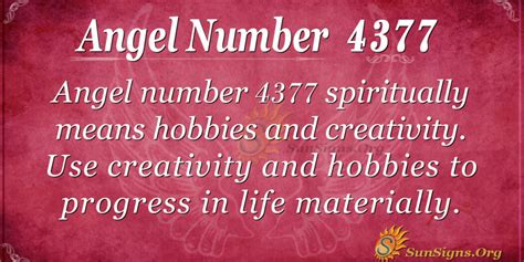 Angel Number 4377 Meaning: Control Your Destiny - SunSigns.Org