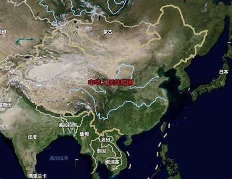 中国地图和中国卫星图片高清版？-请问中国的高清卫星地图有吗？ _感人网