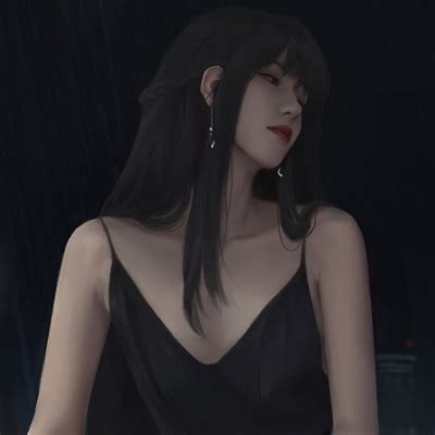 吊带女生头像温柔