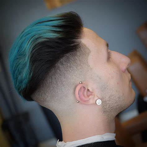 10 Neon Hair with Disconnected Undercut - StyleMann