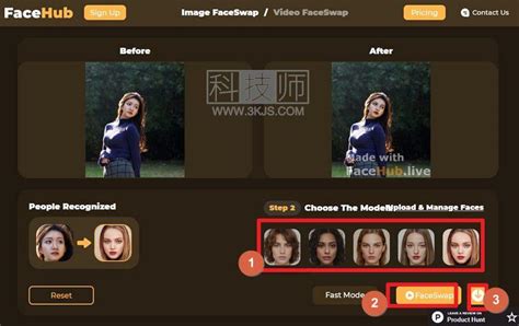 facehub_ AI智能换脸(支持视频和图片含教程)-科技师