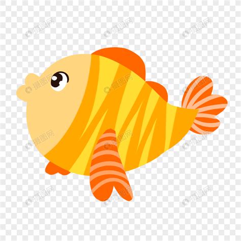 海洋黄色小鱼图片