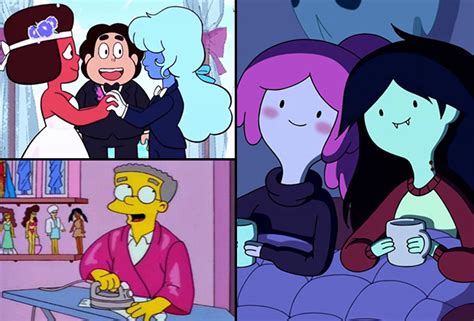 LGBT Cartoon Characters — Adventure Time Finale’s Gay Kiss & More | TVLine