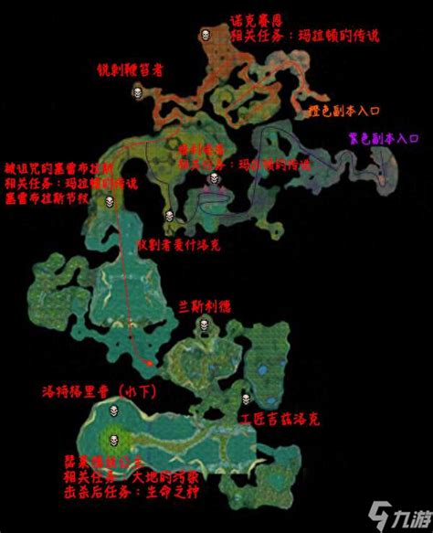 魔兽世界玛拉顿地图详解及路线走法 boss在哪里和入口详解 _魔兽世界_九游手机游戏