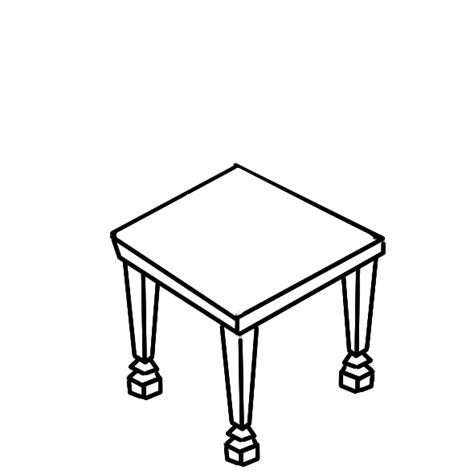 超简单的桌子简笔画原创教程步骤
