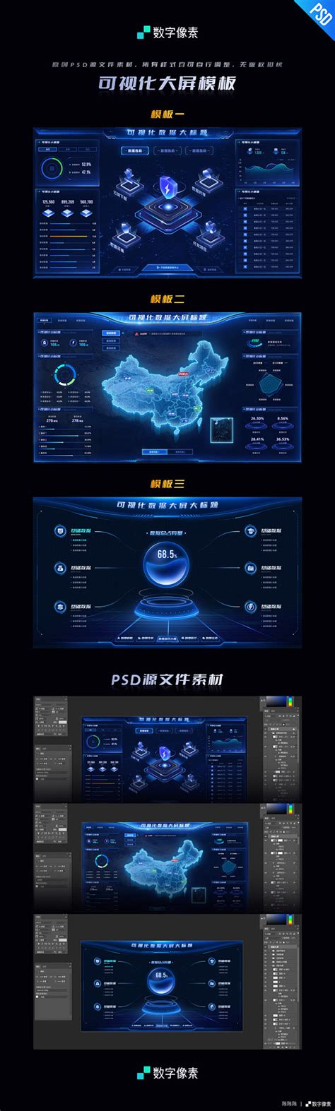 如何通过模板新建大屏-灯果数据可视化大屏软件