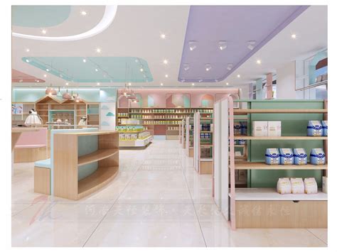 鹤壁母婴店装修公司500m2母婴店设计需要多少钱 _河南天恒装饰公司-站酷ZCOOL