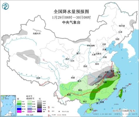 大范围雨雪天气进入最强盛时段 未来三天全国天气预报——上海热线新闻频道