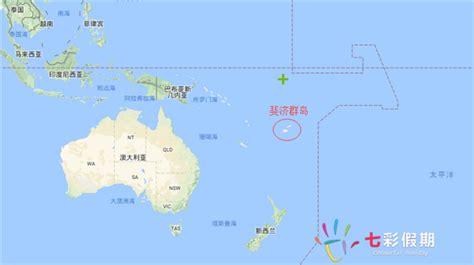 斐济地图图片