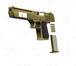 沙漠之鹰手枪 开枪动画 子弹上膛枪支 手枪模型卡通-cg模型免费下载-CG99