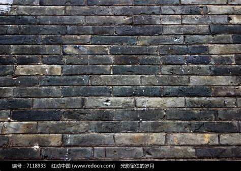 古青砖墙高清图片下载_红动中国