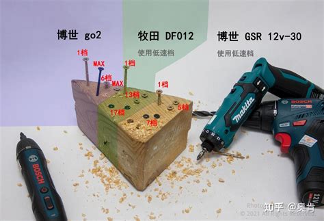 牧田DF012 vs 博世GSR 12V-30电动螺丝刀对比评测 功率大就能降维打击吗？ - 知乎