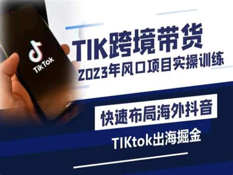 老赵出海-2023风口项目TIKtok出海掘金计划短视频直播带货-猫学笔记-分享优质电商资源