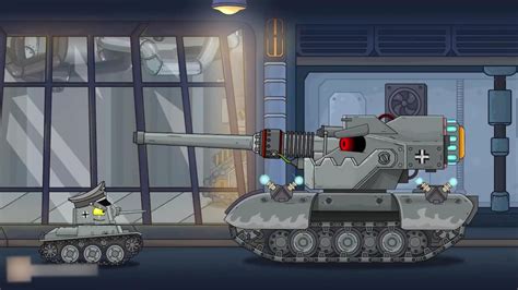 坦克动画：KV44M大战敌国战斗机器人，受重伤陷入昏迷