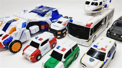 超级警察VS K警察车机器人玩具变身比较_腾讯视频