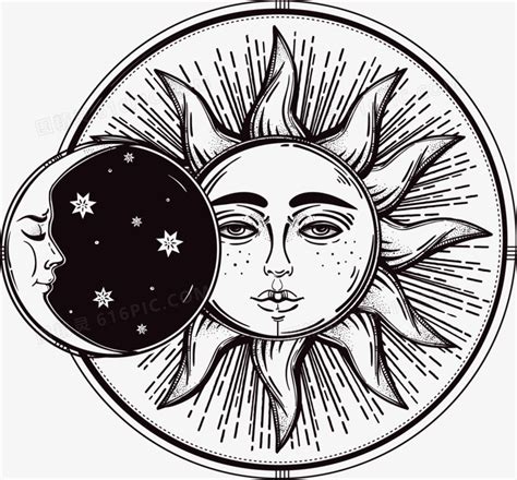卡通的太阳和月亮元素素材下载-正版素材402037999-摄图网