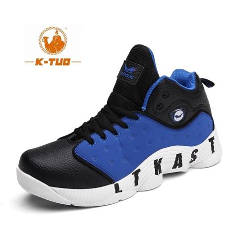 K TUO High Top Basketball Shoes Men Boots Breathable Non Slip Shoes Men ...