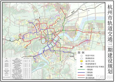 杭州地铁4号线二期线路图一览 - 知乎