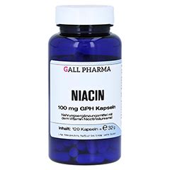 NIACIN 100 mg GPH Kapseln 120 Stück online bestellen - medpex ...