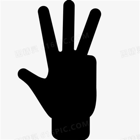 四个手指计数图标图片免费下载_PNG素材_编号vo9i0o599_图精灵