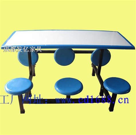 防火曲木分体餐桌椅 不锈钢支架 快餐桌 （QQW）-四川金诺贝尔厨房设备有限公司