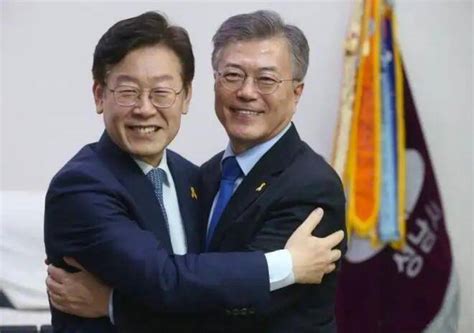 韩国最大在野党新党首上任后拜访文在寅，“专程聆听教导”_李在明_民主党_支持