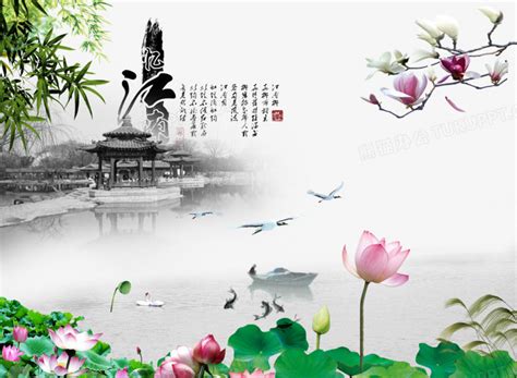 江南春景图图片