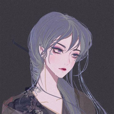 温柔头像 高冷女生卡通