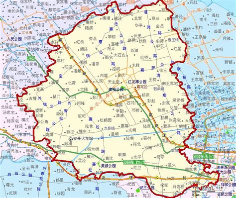 上海市嘉定区地图