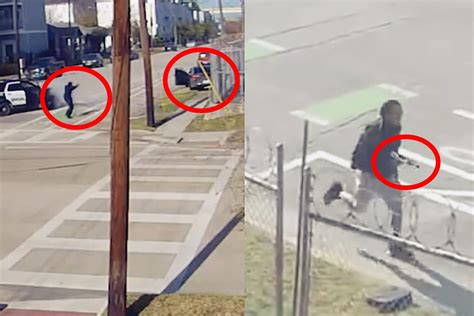 实拍：美国一男子遭追捕突然转身掏枪 抬手瞬间被警察击毙！_凤凰网视频_凤凰网