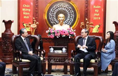 胡志明市市委书记会见中国大使熊波 | 时政 | Vietnam+ (VietnamPlus)