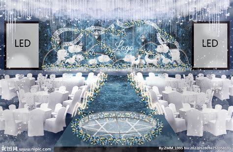 婚礼酒店色调(婚礼堂发布：5大蓝色系宴会厅设计大赏) - 【爱喜匠】