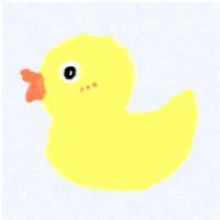 小黄鸭非主流头像