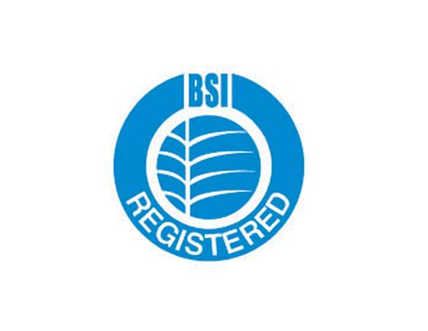REGISTERED化工企业商标设计采用蓝色圆形结构，顶部是BSI简称，中间是农作物的抽象图形_空灵LOGO设计公司