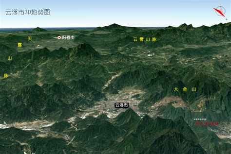 广东省六大内陆市3D地势图：清远、肇庆、河源…-搜狐大视野-搜狐新闻