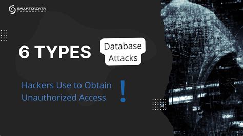 6 Types of Database Hacks Use to Obtain Unauthorized Access