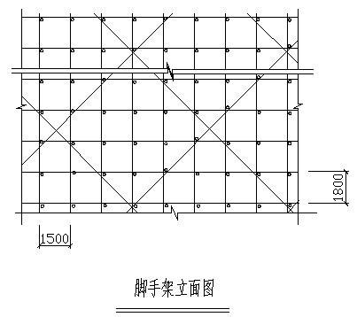 双排脚手架示意图图片 双排脚手架示意图图片