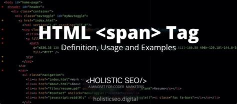 HTML Tag Definition, Usage and Examples - Holistic SEO