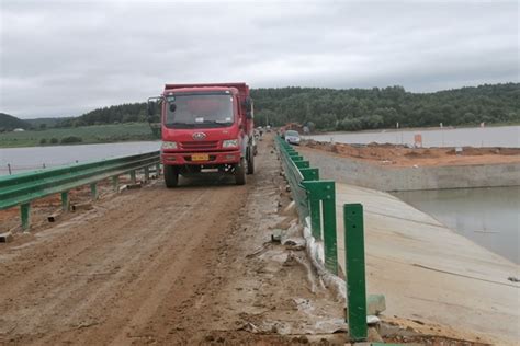 “犇”出敦化市水利项目建设“加速度” 西崴子二道坝水库除险加固项目完成主体工程建设 预计今年10月末提前半年全部完成项目施工任务