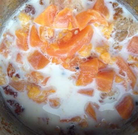【木瓜桃胶炖牛奶的做法步骤图，怎么做好吃】may_米丽厨房_下厨房