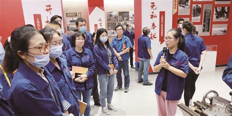 江山重工研究院有限公司 图片新闻 企业文化宣传月参观企业展厅