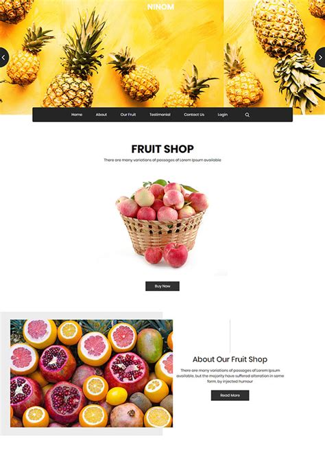 水果商城网页设计|网页|电商|ZR周 - 原创作品 - 站酷 (ZCOOL)